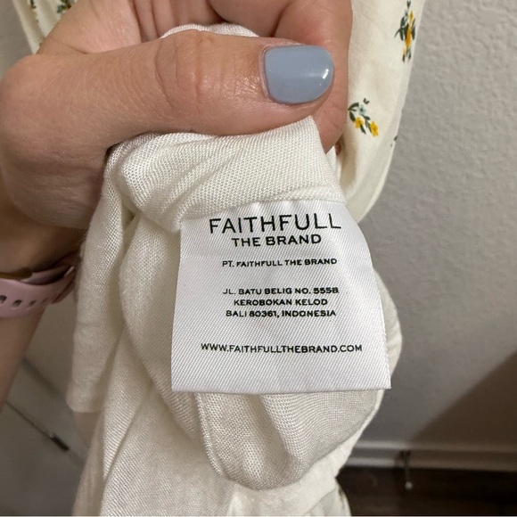 Faithfull The Brand Palma Dress Floral Print Size 10 - Picture 5 of 6